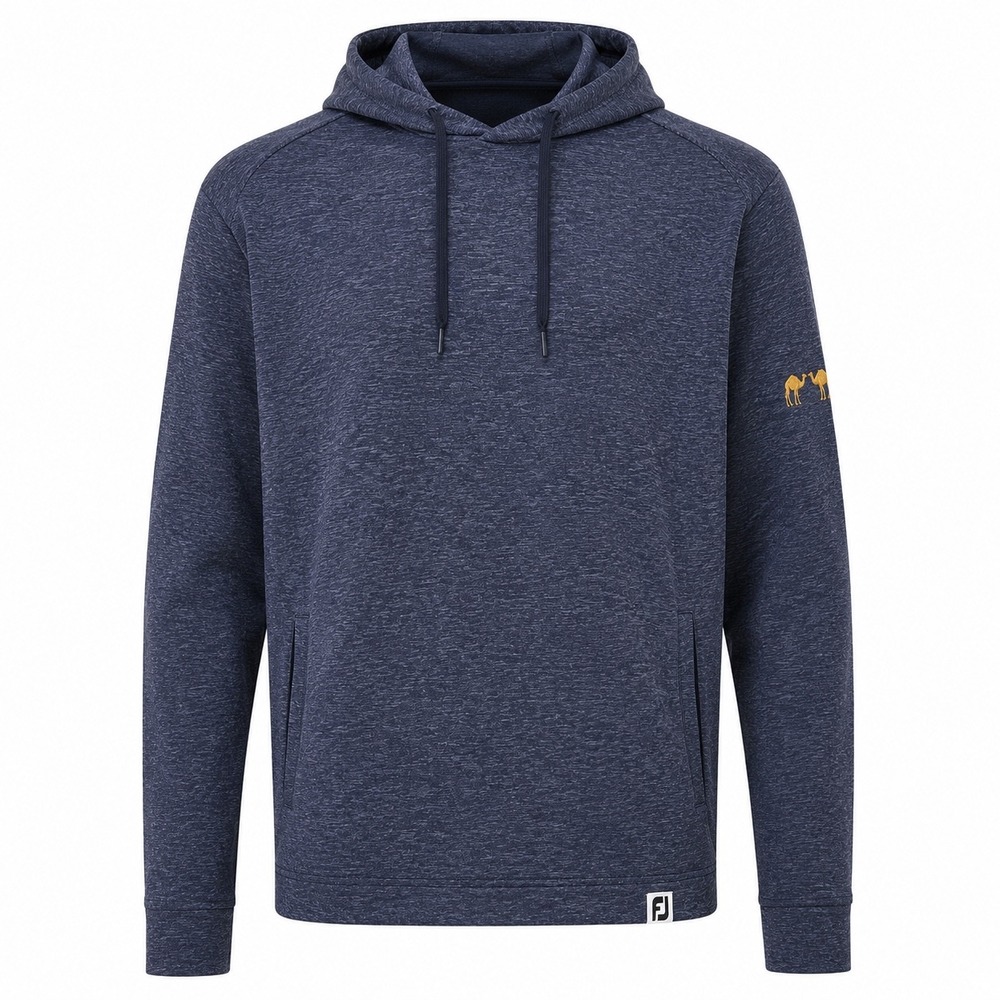 FootJoy Medinah Country Club Golf Hoodie Men's L Heather Navy Performance